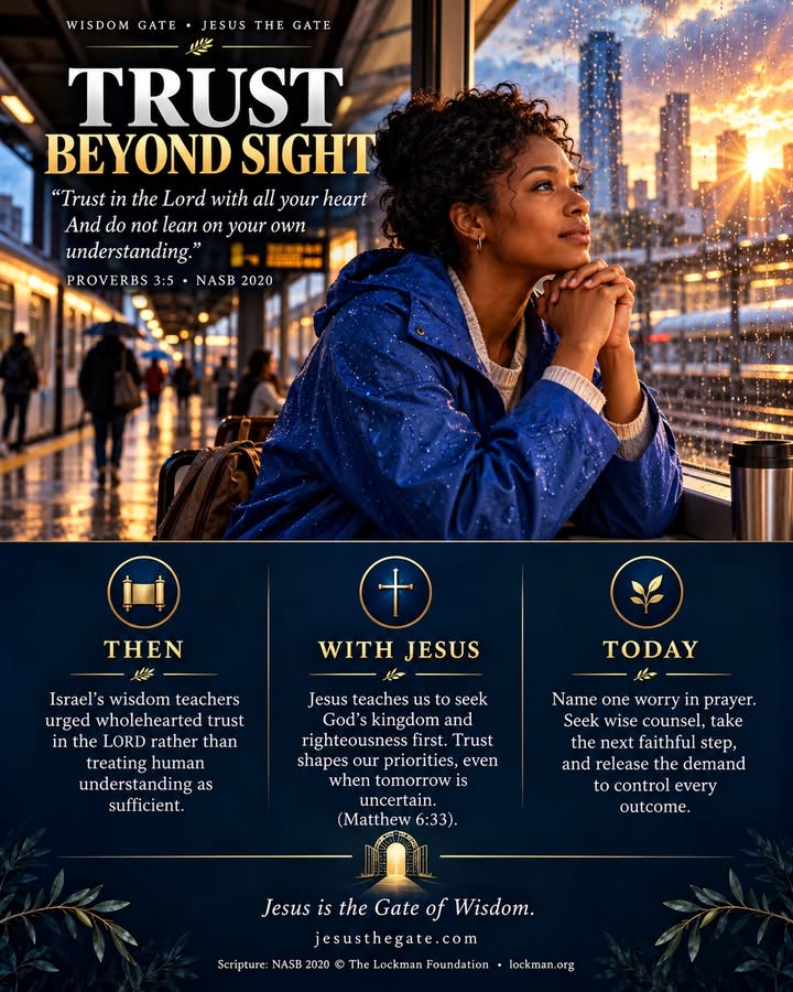 WISDOM GATE 02/25 — Trust Beyond Sight