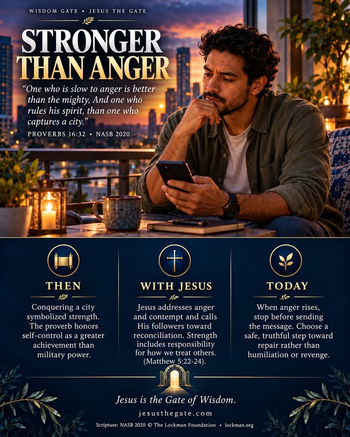 WISDOM GATE 08/25 — Stronger Than Anger