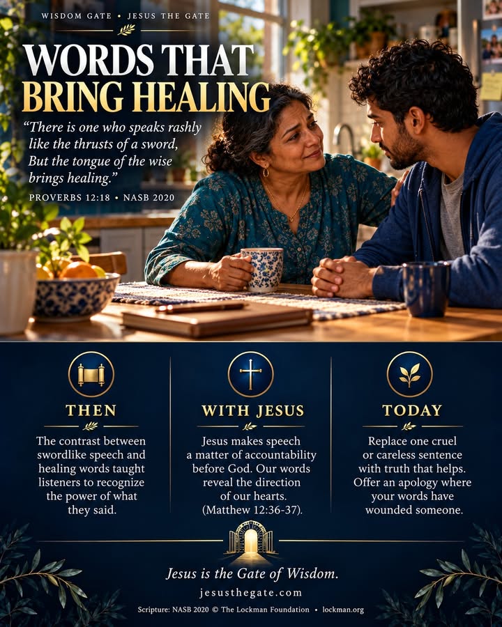 WISDOM GATE 12/25 — Words That Bring Healing