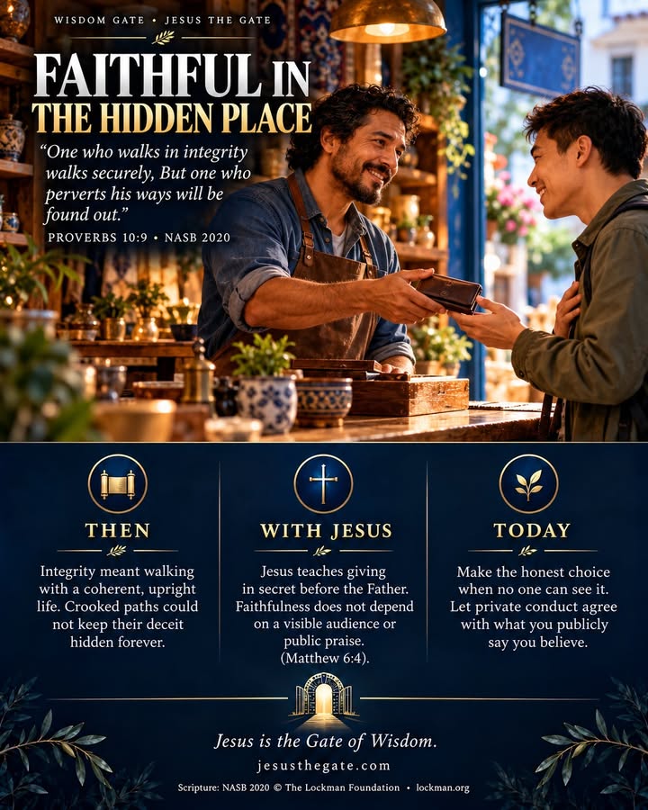 WISDOM GATE 18/25 — Faithful in the Hidden Place