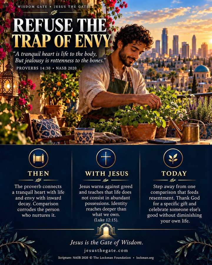 WISDOM GATE 20/25 — Refuse the Trap of Envy