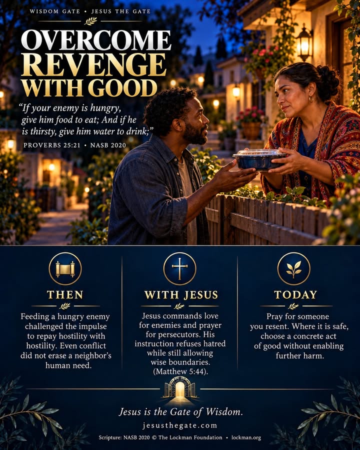 WISDOM GATE 21/25 — Overcome Revenge With Good