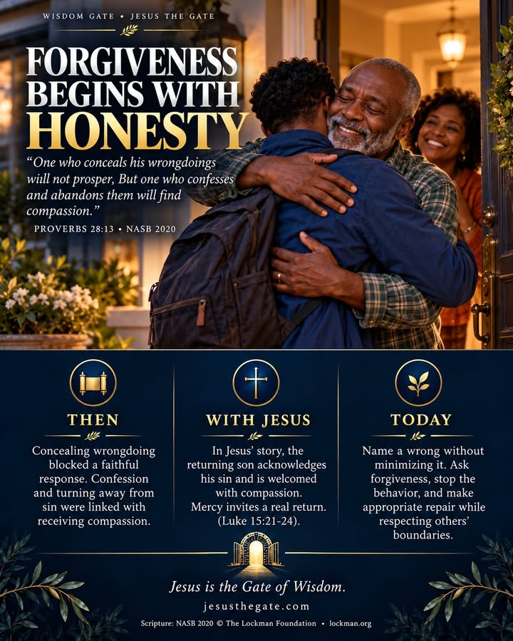 WISDOM GATE 22/25 — Forgiveness Begins With Honesty