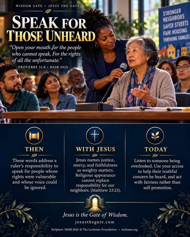 WISDOM GATE 24/25 — Speak for Those Unheard