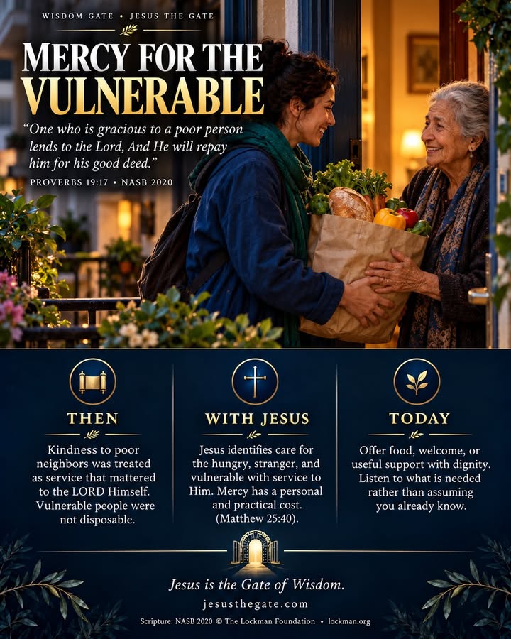 WISDOM GATE 17/25 — Mercy for the Vulnerable