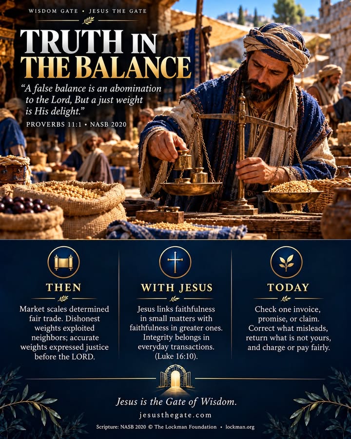 WISDOM GATE 05/25 — Truth in the Balance