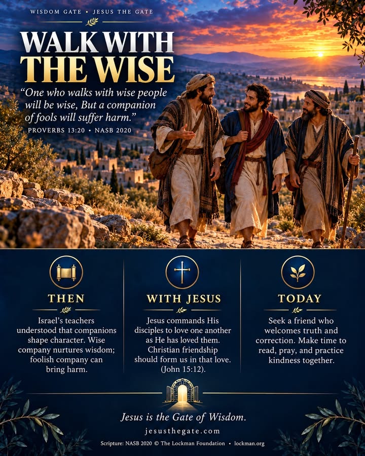 WISDOM GATE 09/25 — Walk With the Wise
