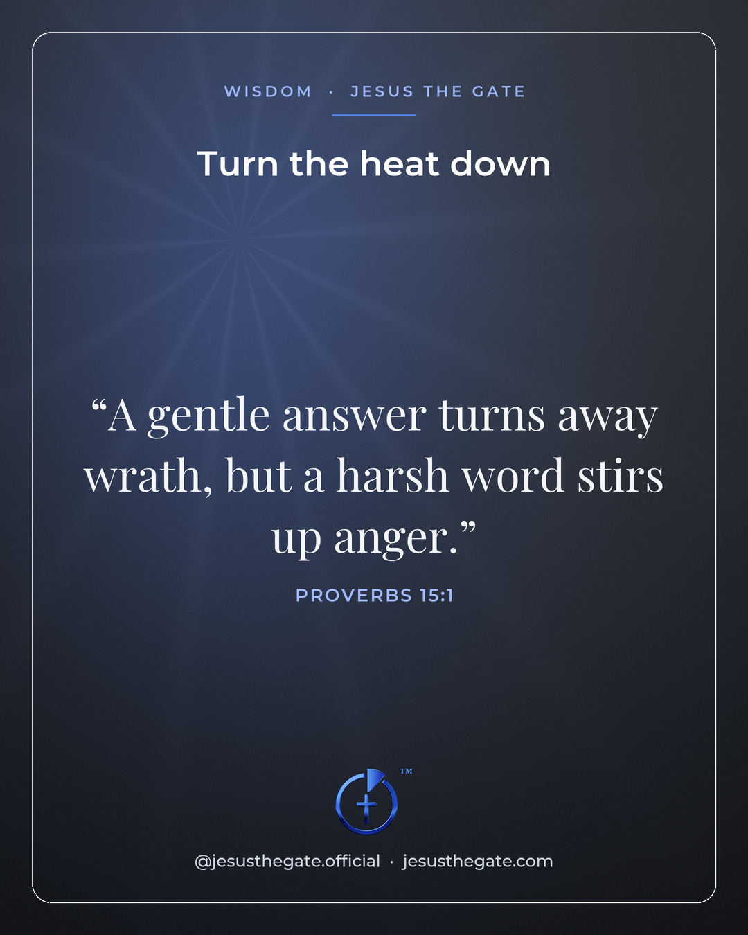 Turn the heat down